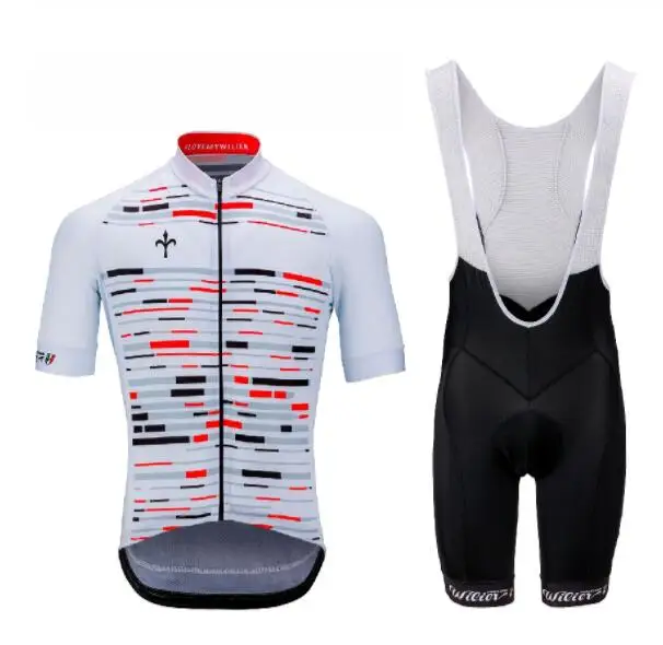 Новый Wilier летний короткий рукав Велоспорт Джерси нагрудник наборы дышащая