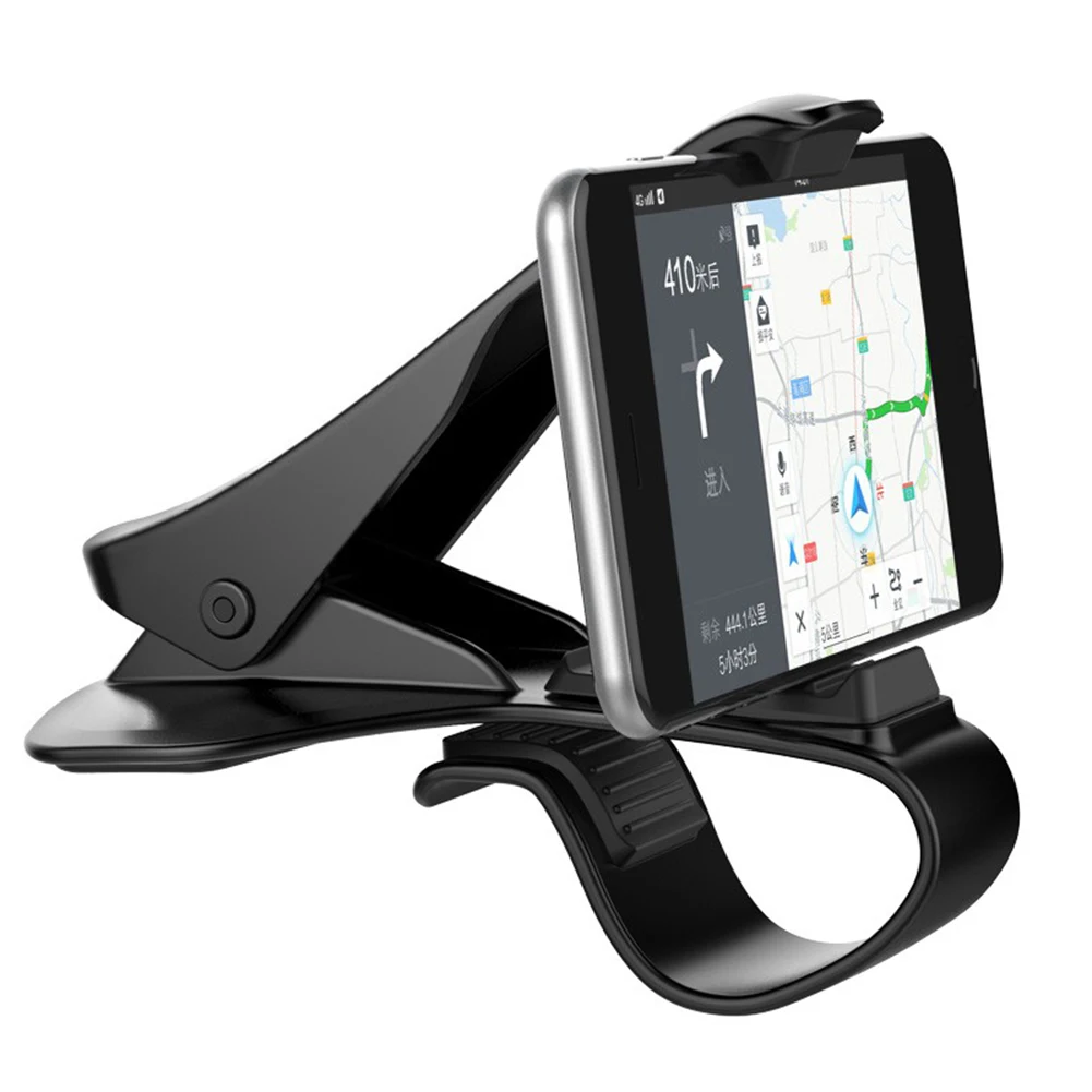 

Car Phone Holder Clip Mount Car HUD Dashboard Cellphone Cradle Clip for iPhone Samsung Huawei AS99