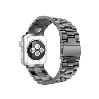 02 Для Apple Iwatch Series 1 2 3 4 ремешок из нержавеющей стали 38 мм 40 мм 42 мм 44 мм Складная Пряжка замена Браслет ремешок на запястье ремни - Цвет: 02