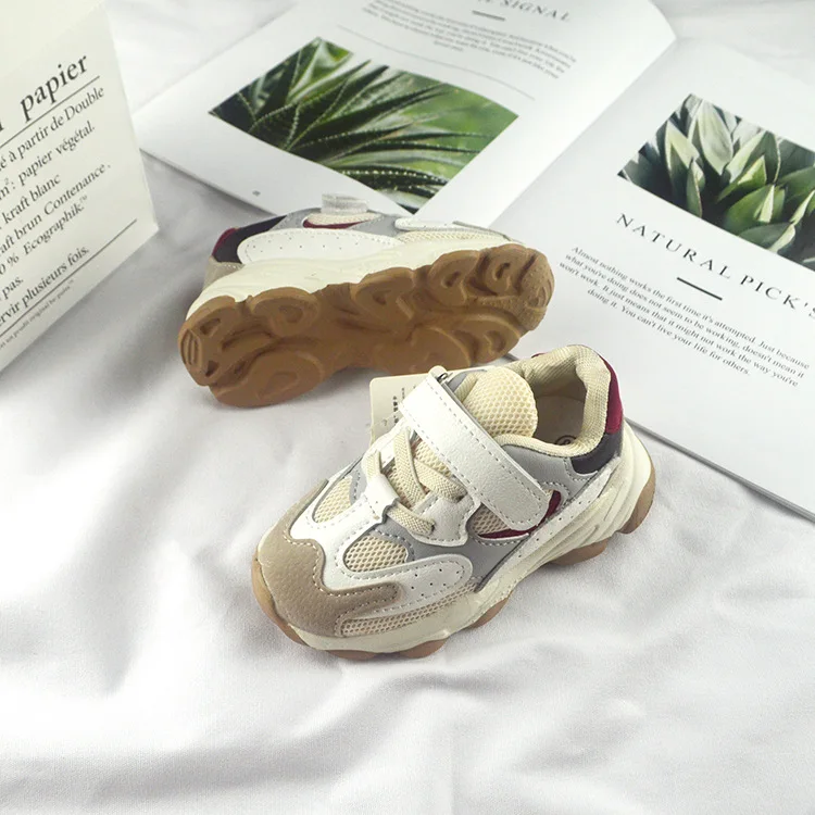 Детская обувь г. Новая Осенняя детская обувь дышащая сетчатая ткань с мягкой подошвой для мальчиков и девочек антискользящий для детей кроссовки