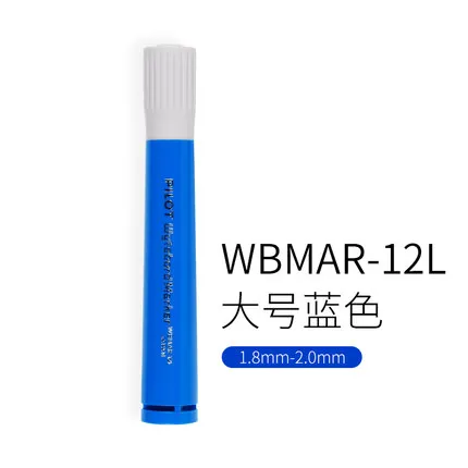 L-blue Пилот белая доска ручка WBMAR-12L на водной основе стираемые маркеры толстый стержень маркер школьные офисные принадлежности Набор маркеров письменная ручка - Цвет: L-blue