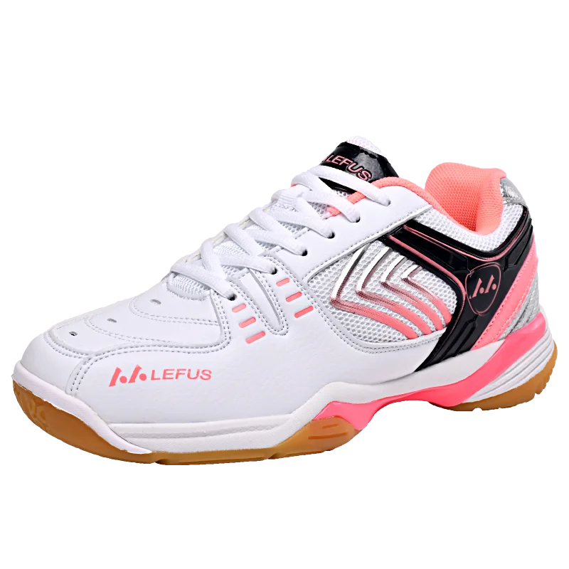 Мужская обувь для волейбола; нескользящая спортивная обувь на шнуровке; повседневная обувь; мужские кроссовки - Цвет: Розовый