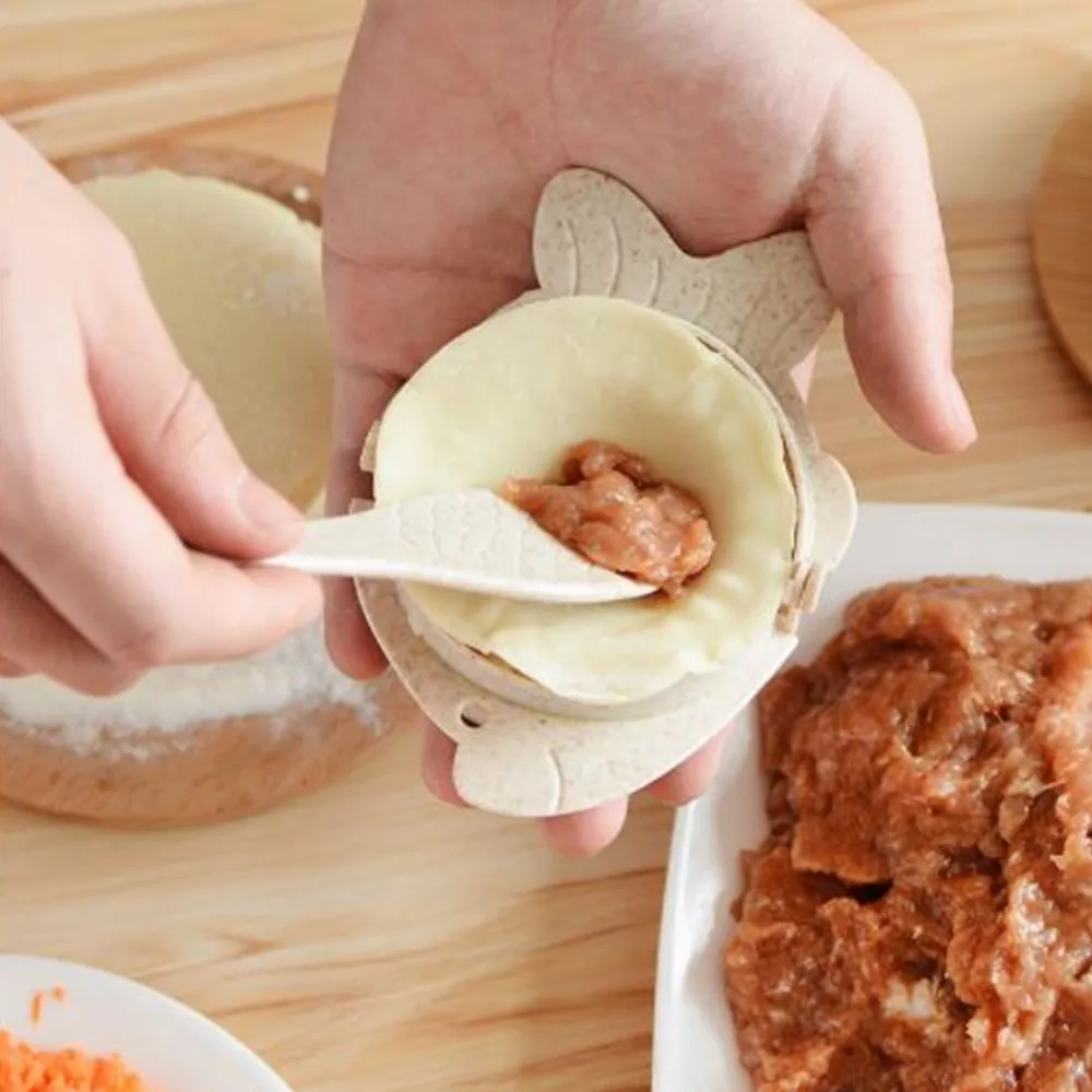 Клецки артефакт пшеничной соломы пельменей устройство+ ложка кухня гаджет Клецки Формы B6009