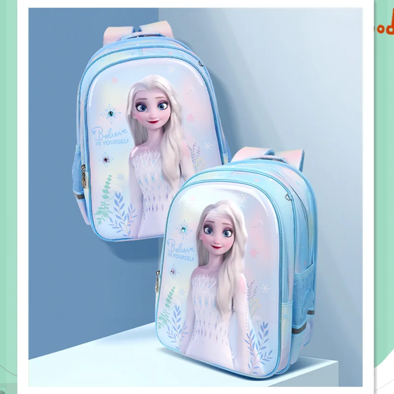 2021 Disney New Frozen II School Bags For Girls Elsa Anna Primary Student Shoulder Backpack Light Large Capacity Mochila Escolar