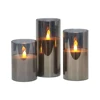 3pcs LED Candles Light Tealight Romantic Vintage Candles Lamp Electronic Votive Flameless Halloween Home Decoration Accessories 1