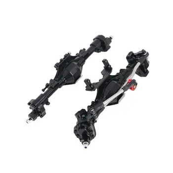 

Aluminum Alloy CNC Anodized Full Front Rear Portal Axle for 1/10 RC Crawler Car Axial SCX10 II 90046 90047 Upgrade Parts