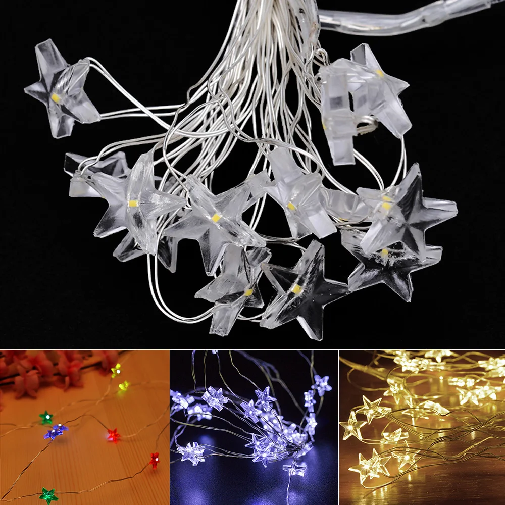 30LED батарея микро рисовый провод медный Фея гирлянды Вечерние огни теплый белый/RGB