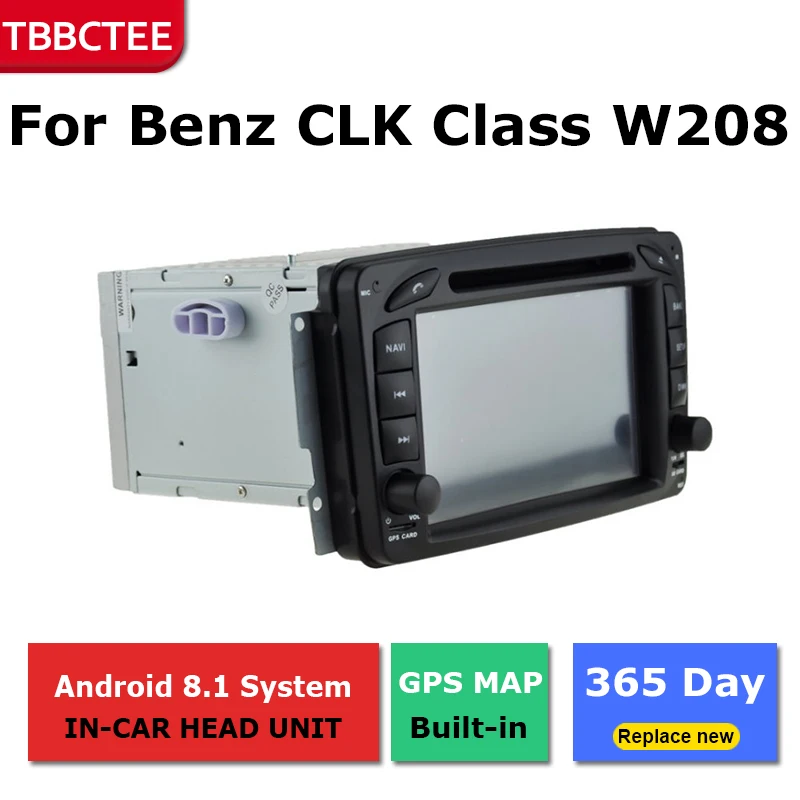 Clearance Android Car GPS Navigation For Mercedes Benz CLK Class W208 1996~2003 Car dvd player BT RDS Mlutimedia player Navi 2Din WiFi 1