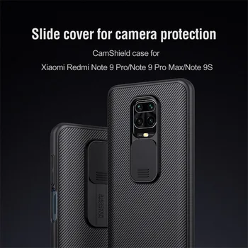 

For Redmi Note 9 Pro Case NILLKIN Slide Camera Protection Case For Redmi Note 9s Note 9 pro max Anti-skid Camshield