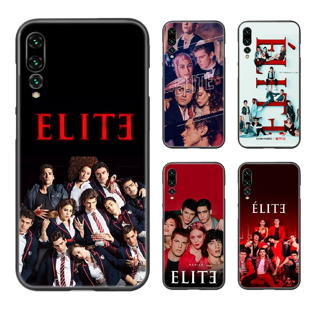 Чехол для телефона Elite корпус Huawei P8 P9 P10 P20 P30 P40 Lite Pro Plus smart Z 2019 черный чехол с 3D