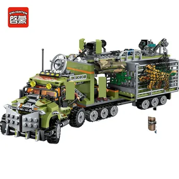 

ENLIGHTEN 658PCS City Police Evil Moving Fortress Car Building Blocks Sets Bricks Playmobil Kids Toys Christmas Gifts