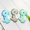 1pcs Silicone Teether Cartoon Animal BPA Free Rodent Teeth Necklace Food Grade Baby Chew Toy 4