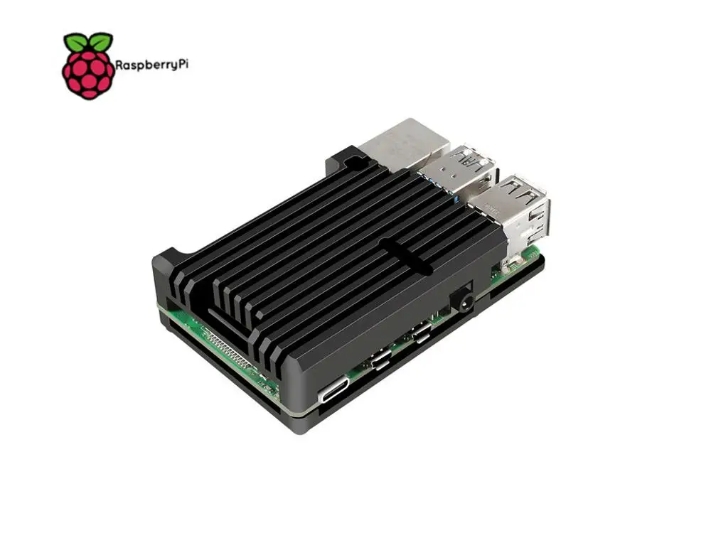 4B Case without fan Для Raspberry Pi 4 B/3 B/3 B+ новейший комплект системы охлаждения 3,5 дюймовый ЖК-экран+ прозрачный акриловый корпус+ стилус+ радиатор - Комплект: 4B Case without fan