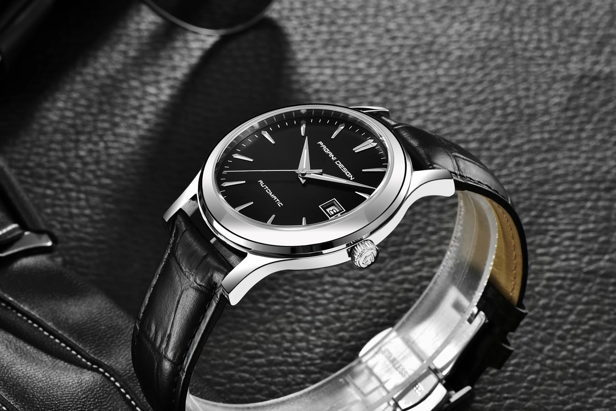 PAGANI DESIGN Watch for Men Business Classic Men Mechanical Wristwatches Waterproof Luxury Genuine Leather Automatic Watch
