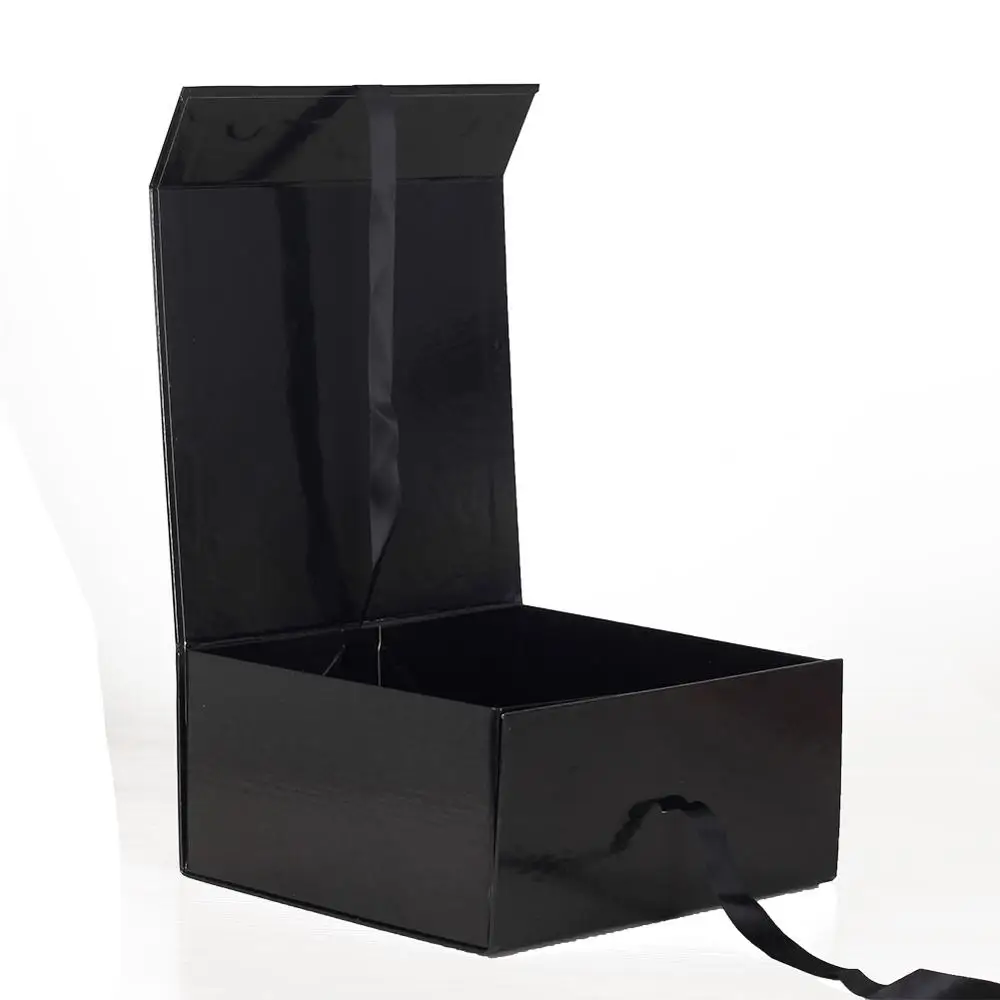 Custom Printing Gift Boxes With Lid Packaging Wholesale Paper Box With Ribbon