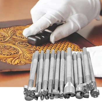 

20pcs DIY Carving Printing Tool Leather Flower Pattern Craft Engrave Stamping Embossing Mold