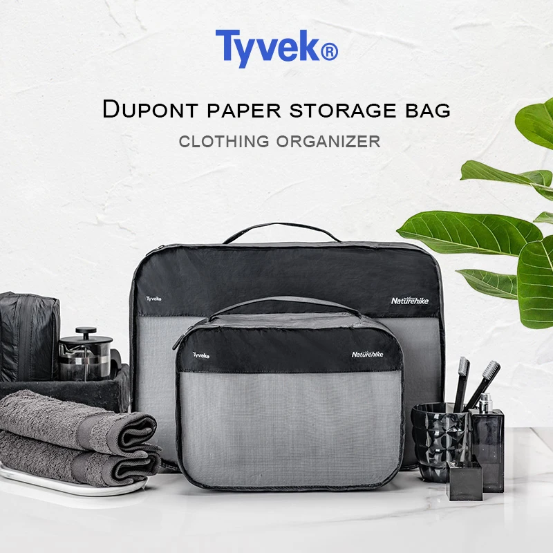 NatureHike 2-piece походные дорожные сумки для хранения многофункциональные сортировочные пакеты для одежды органайзер для багажа размер L + M