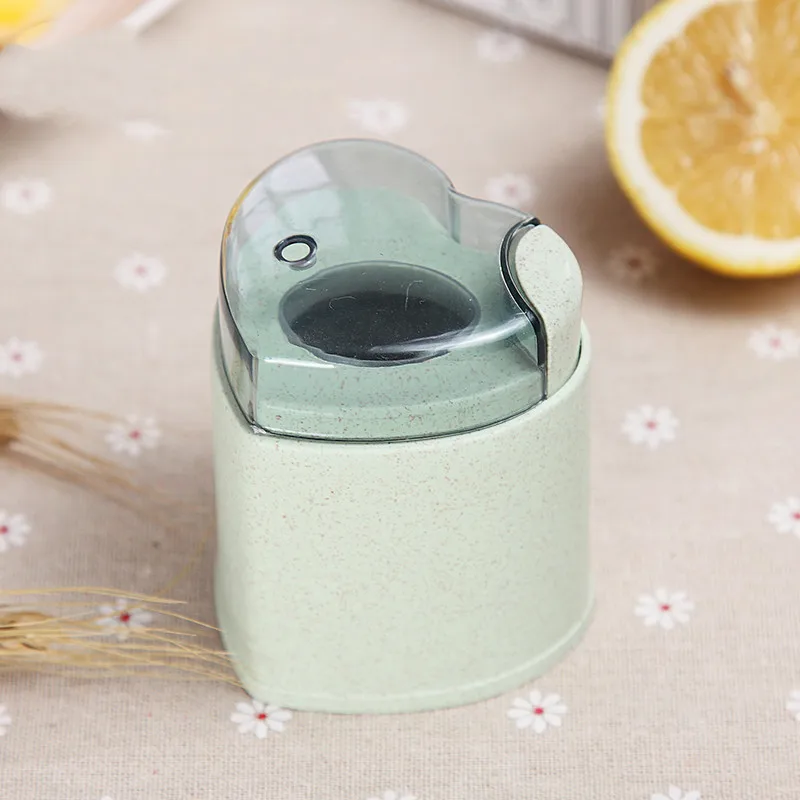 C3 Wheat Straw Automatic toothpick box toothpicks holder Creative Toothpick Box Toothpick Dispenser - Color: C3
