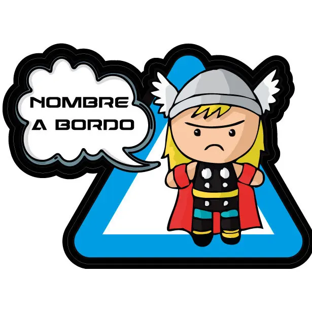 Bebe Abord Baby Thor Comic Marvel Bumper Vinyl Decal Sticker Aufkleber Car Personalized Car Stickers Aliexpress