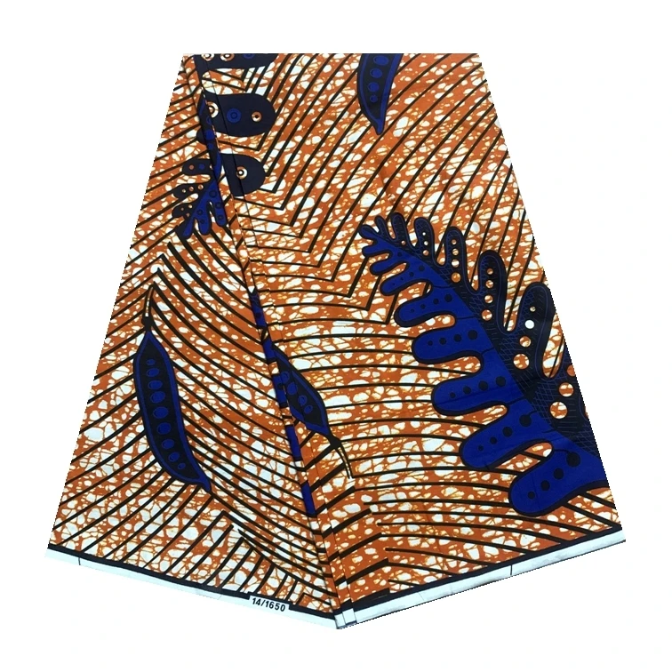 

Original Wax Fabric Guaranteed Veritable African Wax Real Fabric 100%Cotton Soft Tissu Pagne Ankara Wax Fabric For Women Dresses