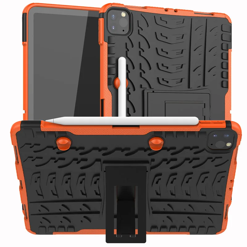 

Tablet Case For iPad Pro 11 Inch 2020 Case Shockproof Dual Layer Armor Stand holder Protective Cover For New iPad Pro 11 2020