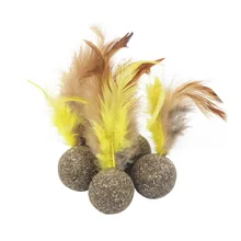 Cat Toy Soft Feather Natural Catnip Ball Toy Menthol Flavor Kitten Treat Cats Playing Chasing Cleaning Teeth Toy Pet Supplies Cat Toy Soft Feather Natural Catnip Ball Toy Menthol Flavor Kitten Treat Cats Playing Chasing Cleaning Teeth Toy Pet Supplies