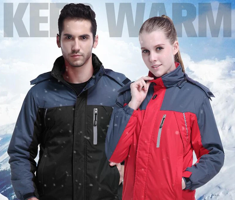 Плюс бархатные утепленные куртки мужские s на открытом воздухе водонепроницаемые ветровки с капюшоном толстые теплые парки мужские зимние альпинистские пальто
