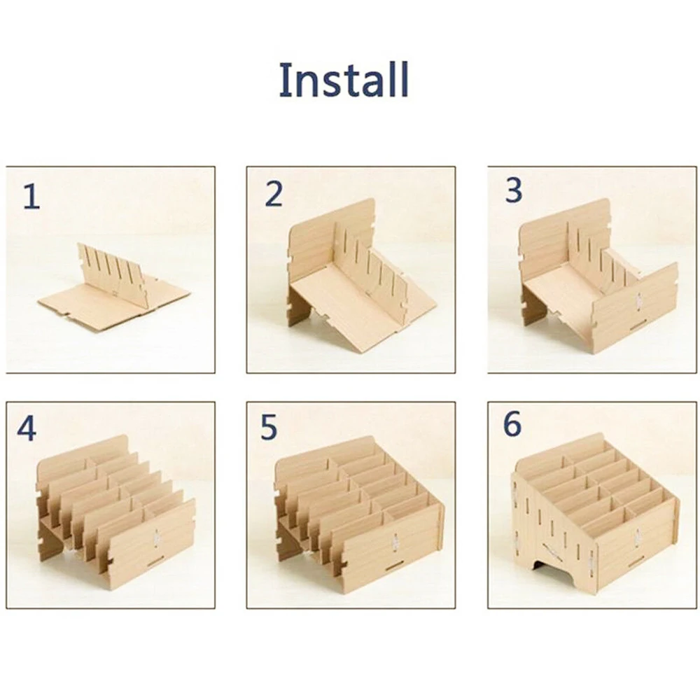 Деревянный держатель для мобильного телефона держатель управления креативный ящик для хранения настольного офиса отделка Orangizer коробка