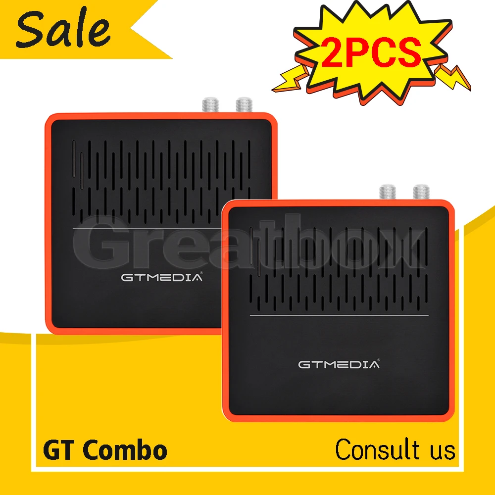 [2PCS] GTMEDIA GT COMBO Android 9.0 TV BOX DVB-S/S2/S2X T/T2/Cable/ISDBT Amlogic S905X3 4K 2.4G/5G Wifi BT4.1 AVS+ HEVC | Электроника
