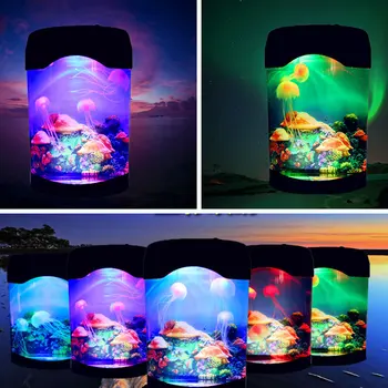 

LED Synthetic Jellyfish Night Light Aquarium Water Tank Christmas Decoration