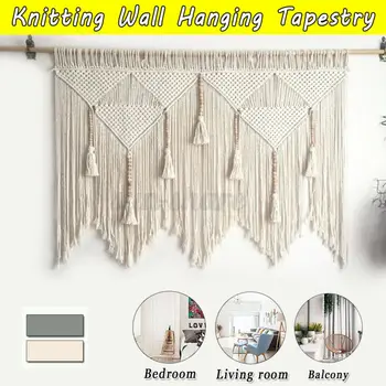 

Macrame Wall Hanging Handwoven Bohemian Cotton Rope Boho Tapestry Home Decor