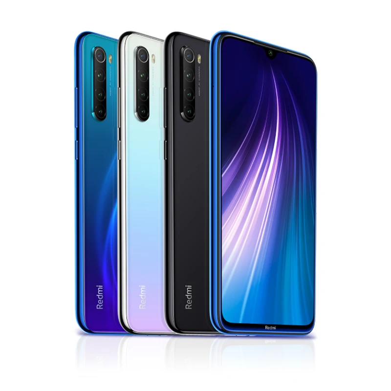  New Arrival Global Rom Redmi Note 8 4GB RAM 64GB ROM Snapdragon 665 Octa Core 6.3' FHD+ 48MP QuadCa