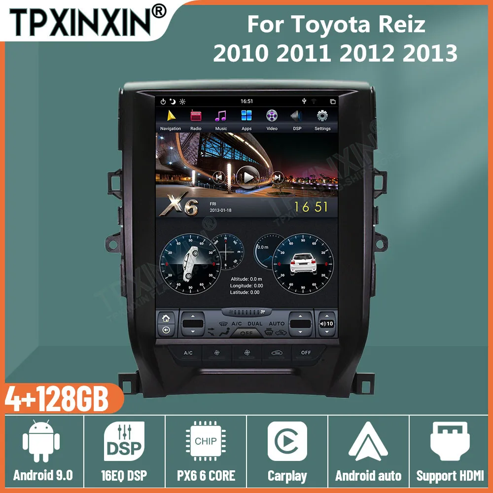 

Android Car Radio for Toyota Reiz 2010 2011 2012 2013 Stereo Autoradio 2 Din Tesla Multimedia GPS Navigation Screen Video Player