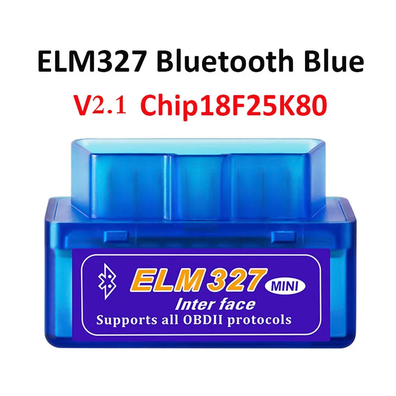 Elm327 OBD2 Bluetooth V2.1 PIC18F25K80 чип Автомобильный диагностический сканер авто код ридер адаптер obd2 диагностический инструмент для Android