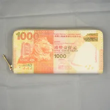  Women Dollar Euro Wallet Long Purse Creative Female Card Holder Casual Zip Ladies Clutch PU Leather Coin Purse ID Holder 