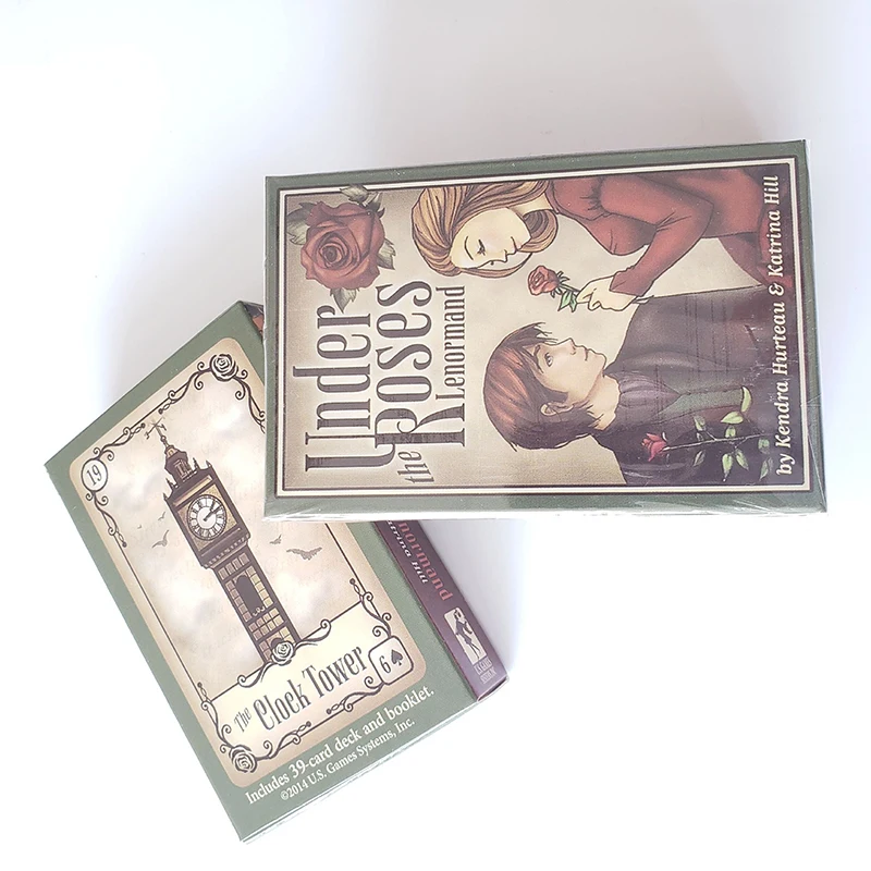 

40 Sheets Under The Roses Lenormand Tarot Cards Read Fate Lenormand Oracle Cards Divination Fate Tarot Deck Board Game Gift P012