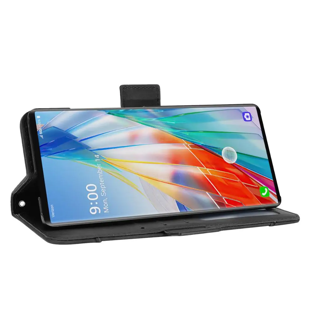 HualuBro Cover per LG K20 2019, Flip Case Cover in PU Pelle Premium