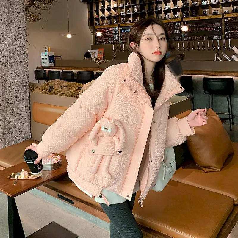 Cotton Clothes Women Winter 2025 New Korean Style Loose Fashion