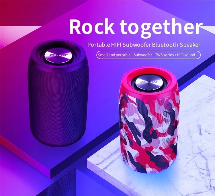 ZEALOT S32 Portable Bluetooth Speakers Heavy Bass Outdoor Wireless Mini Column 3D Stereo subwoofer Music Center HD Call FM radio