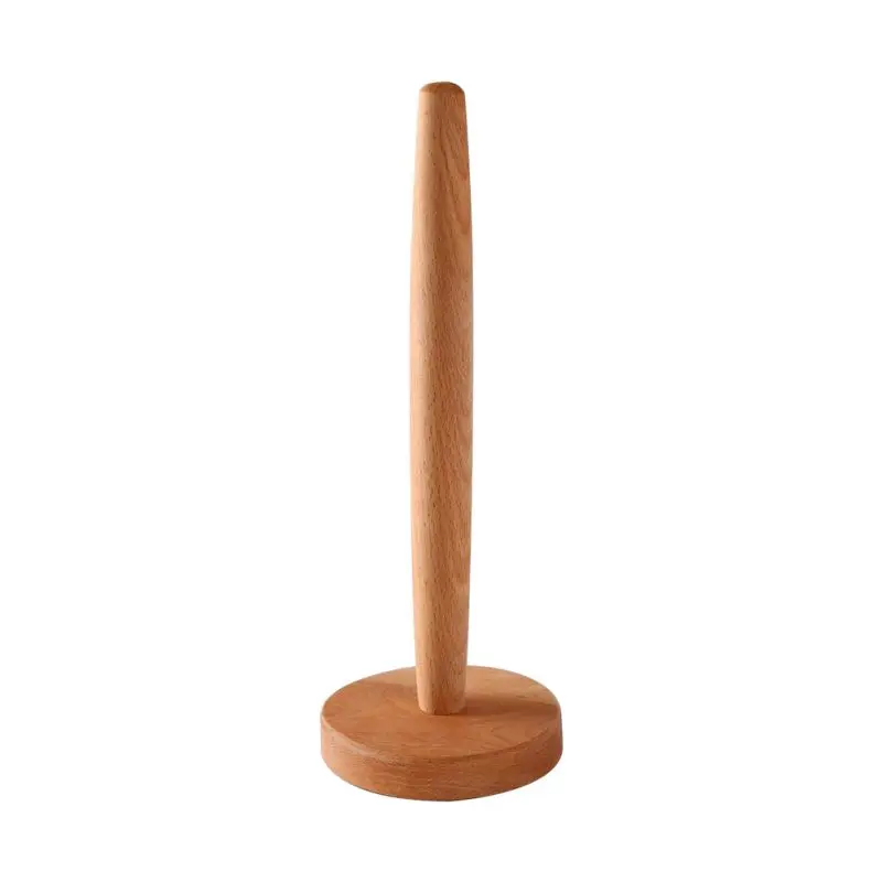 A2 Wooden Coffee Mug Holder Paper Towel Holder Tissue Rack Bamboo Paper Towel Stand For Kitchen Living Room Bedroom Home Decoration - Color: A2