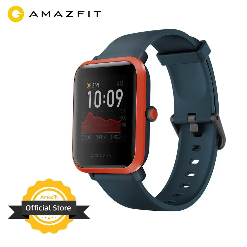 Смарт часы Amazfit Bip многоязычные с GPS 45 дней без подзарядки для Android IOS|Смарт-часы| |
