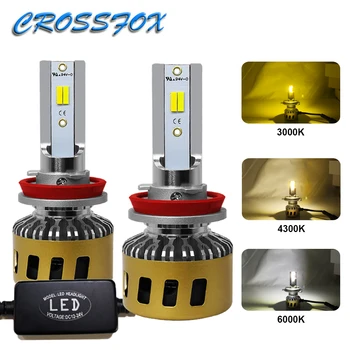 

LED H7 H4 Headlight For Car LED H7 Bulb H1 HB2 HB3 9003 H8 H9 H11 9005 Auto Headlamp Kit Hi Lo Beam Light Bulb 3000K 4300K 6000K