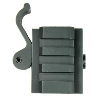 

Hunting QD quick-release bracket leather rail base bracket length 40mm aluminum alloy bracket 20mm fixture 3 slots