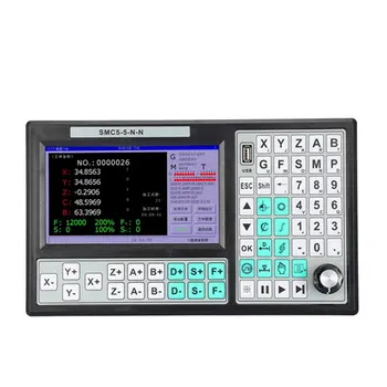 

CNC 5 Axis 500KHz Stand Alone Motion Controller Offline Support RTCP Replace Mach3 USB Controller 7 inch Screen