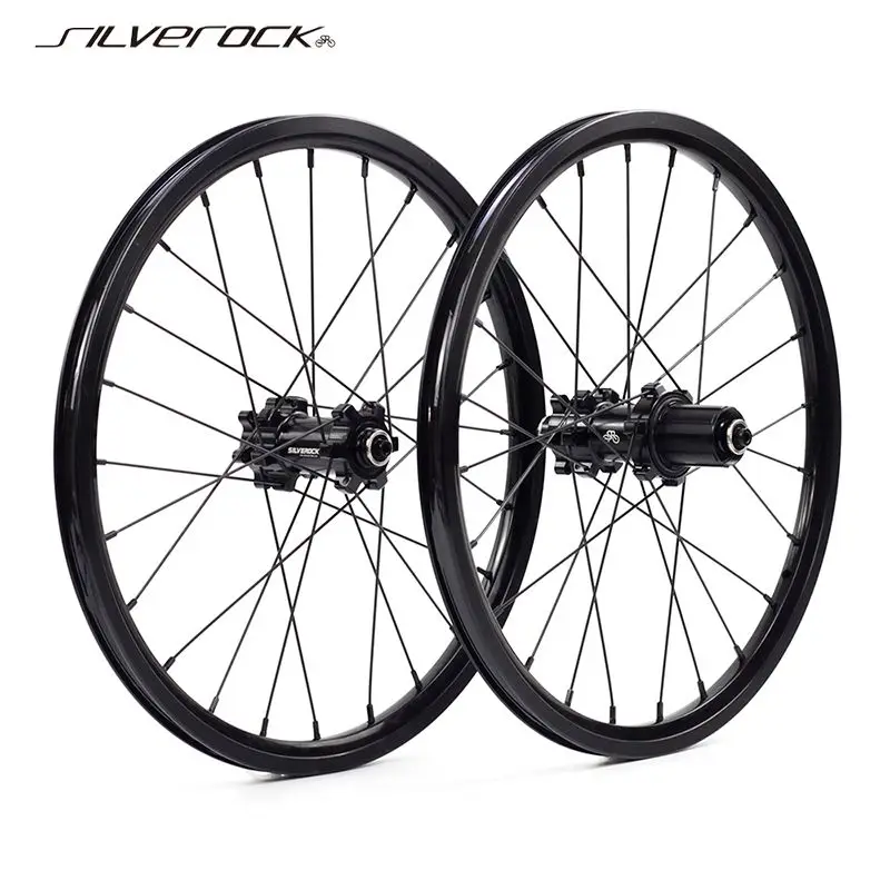 US $189.99 Silverock Alloy Wheels Nbr 16  305 811s Disc Brake 100mm 135mm For K3 Plus Folding Bike Bicycle Wheel