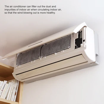 

2Pcs Home Cuttable Anti-Dust Air Conditioner Filter Papers Net Clean Purification Air Conditioner Part Air Purifier Dust Filter