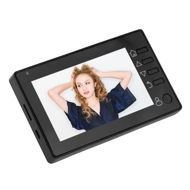 Digital Door Viewer Doorbell Night Vision Photo Video Message Peephole Camera Monitoring Cam