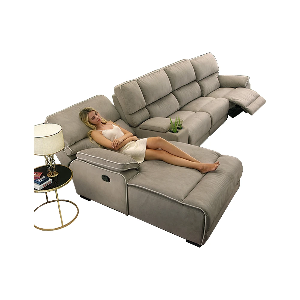 sofa modular de tela mueble electrico reclinable para sala de estar conjunto muebles sofa alon