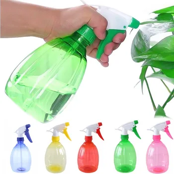 

500ml Manual Plastic Spray Bottle Sprinkler Irrigating Plant Small Hand-Press Watering Garden Tool Water Cans