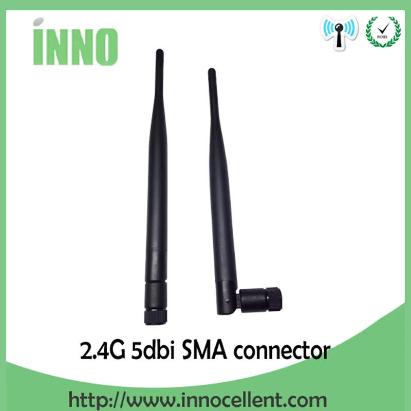 2 шт 2,4 GHz антенна RP-SMA разъем 5dBi WiFi антенна 2,4G антенна wi fi антенна водонепроницаемая для wi-fi беспроводной маршрутизатор